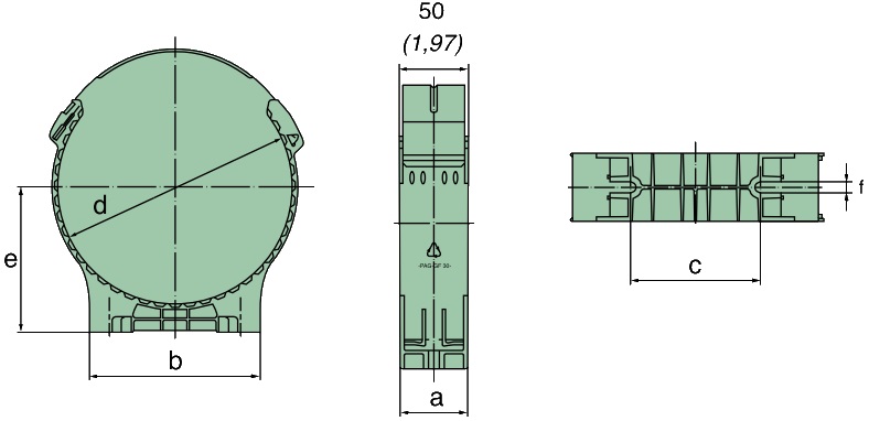 39 400 40 989 Halter für Luftfilter