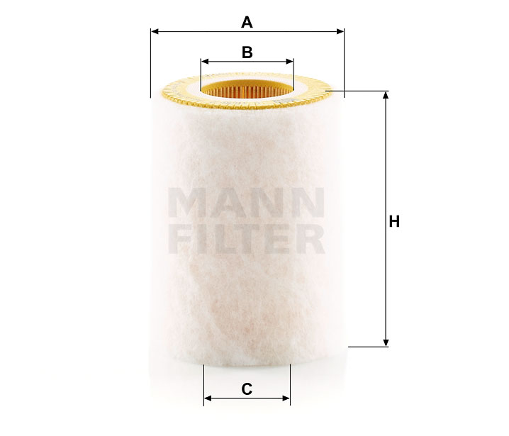 C 1036/2 air filter element