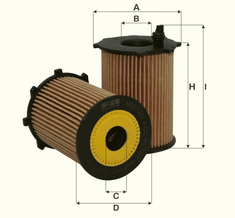 MLE1401A oil filter element