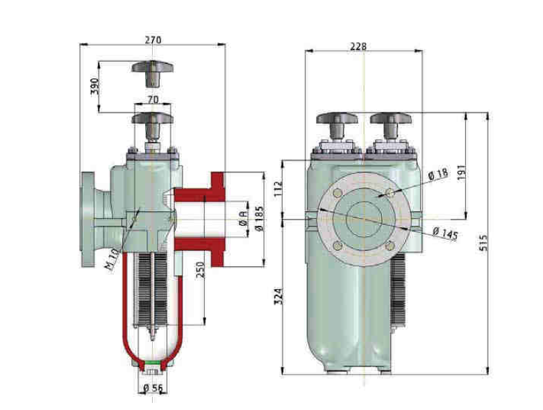 KMGT00023 tube gap-type filter