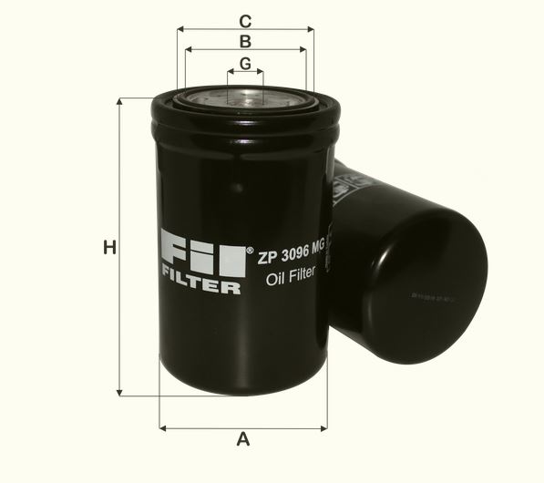 ZP3096MG oil filter (spin-on)