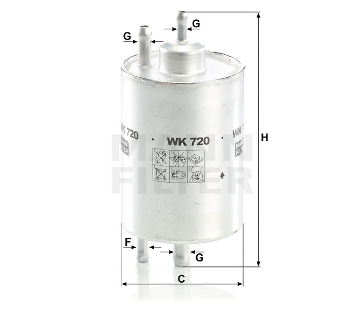 WK 720 fuel filter