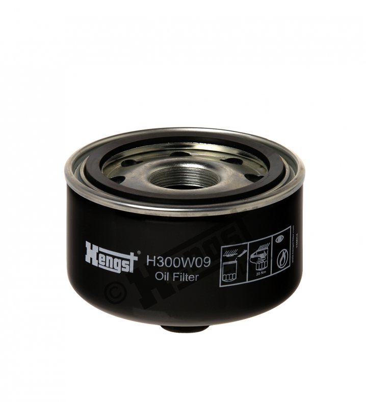 H300W09 oil filter spin-on