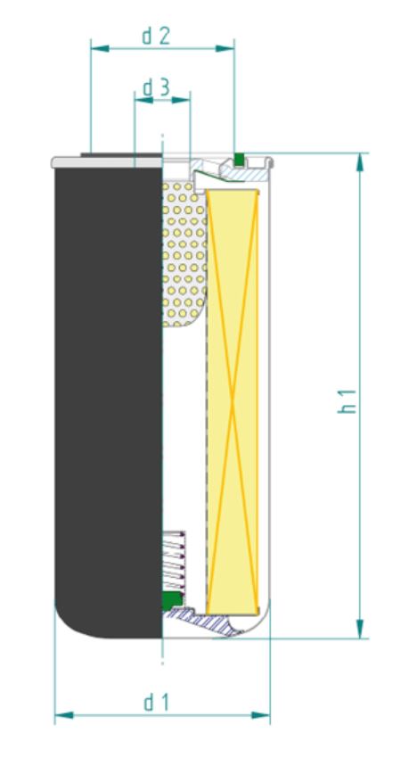 SH8222 oil filter element