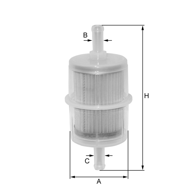 ZP8004FP fuel filter in-line