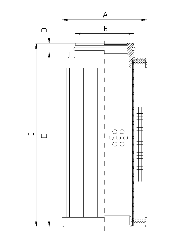 D730G10AV Filter element for pressure filter