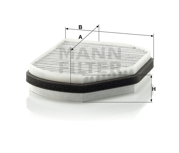 CUK 2897 cabin air filter (activated carbon)