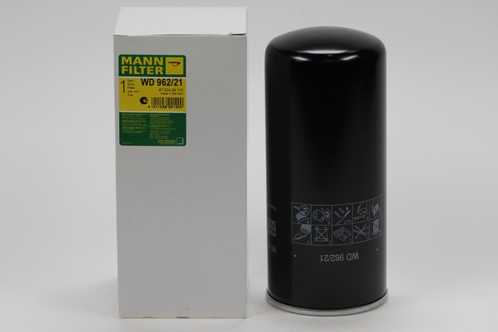 WD 962/21 oil filter (spin-on / glass fiber)