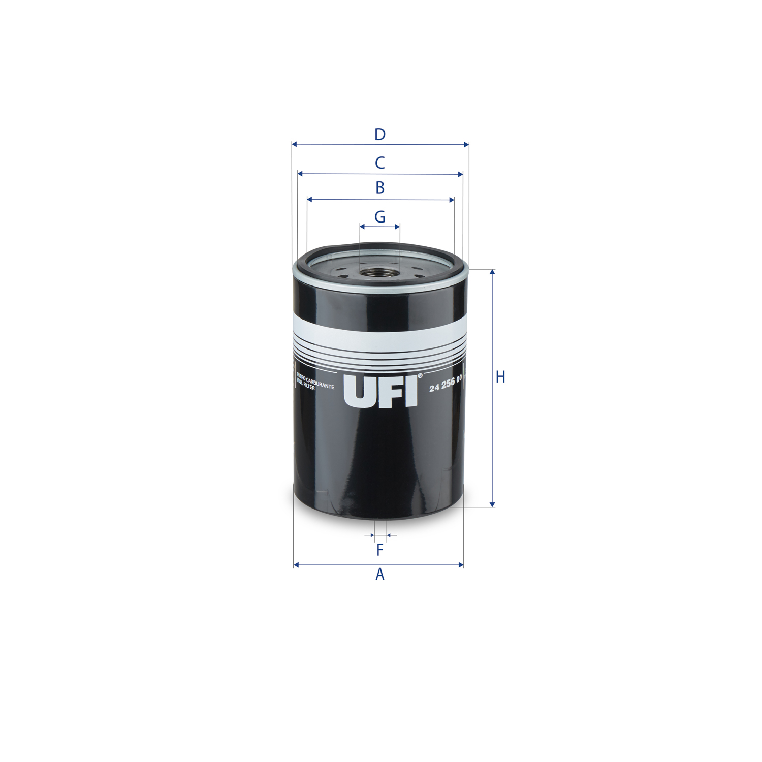 24.256.00 fuel filter spin-on