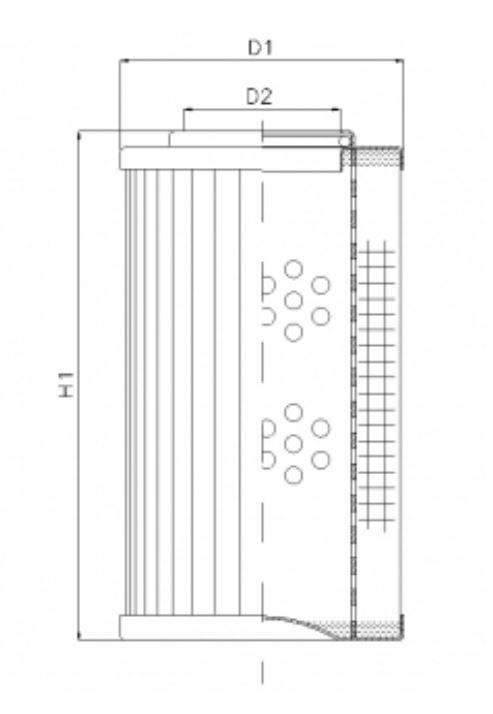 WG969 Hydraulikfilterelement (Druckfilter)