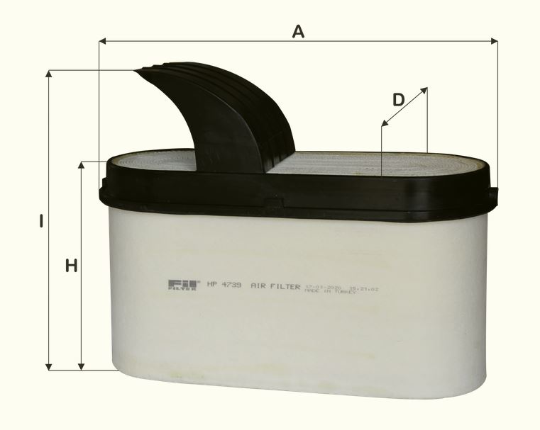 HP4739 air filter element
