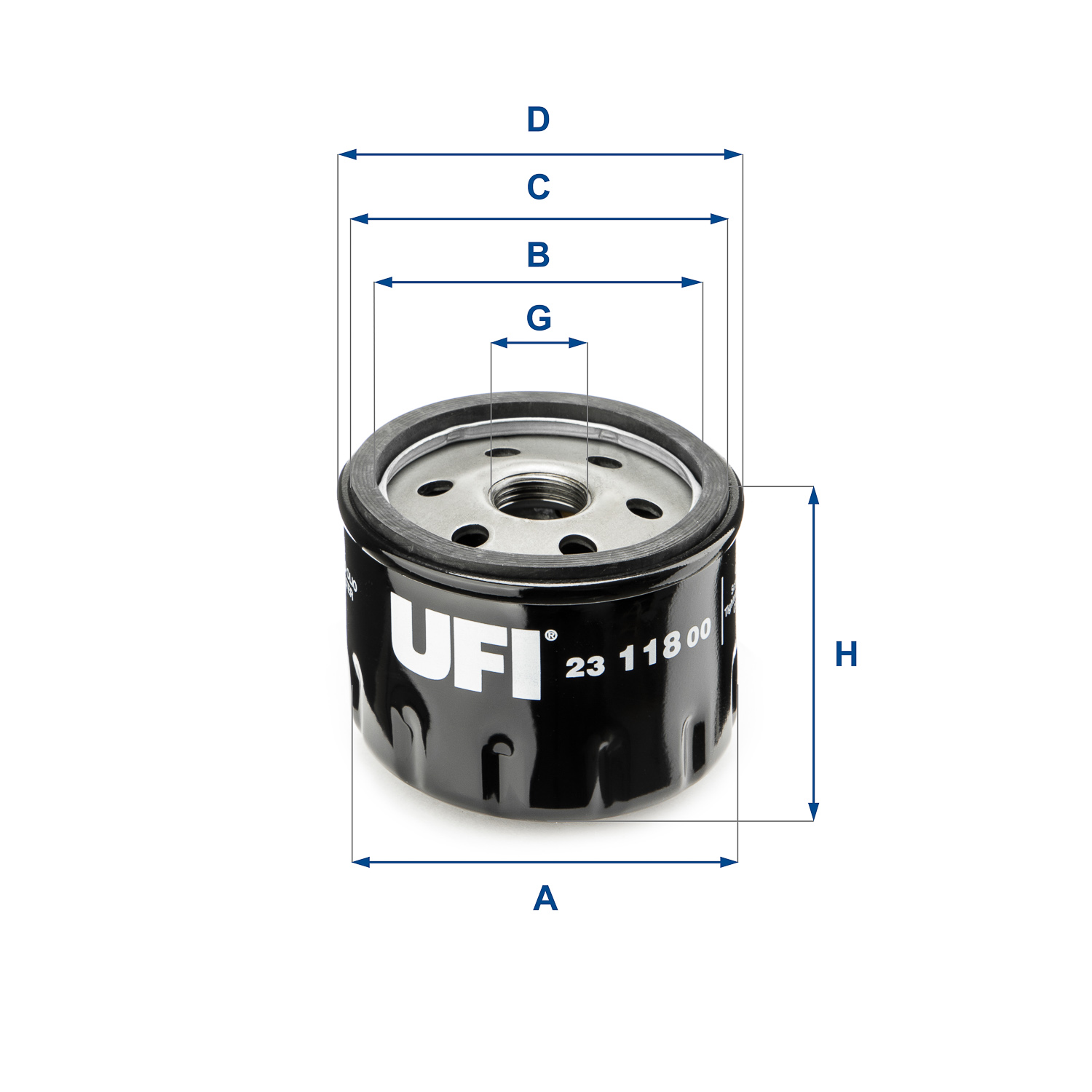 23.118.00 oil filter spin-on