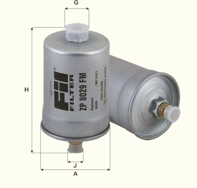 ZP8029FM fuel filter in-line