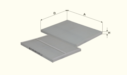 HC7006 cabin air filter element