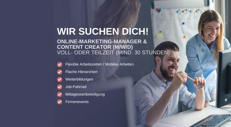 Stelle_OnlineMarketingManager ContentCreator