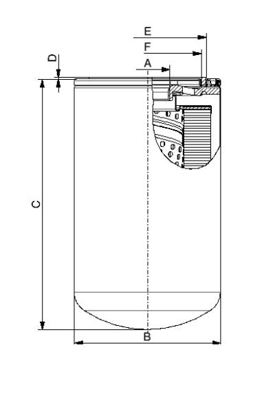 FO-0397 Hydraulikfilter SpinOn