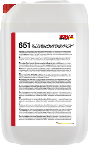 SONAX Felgenreiniger sauer Konzentrat - 25 Ltr