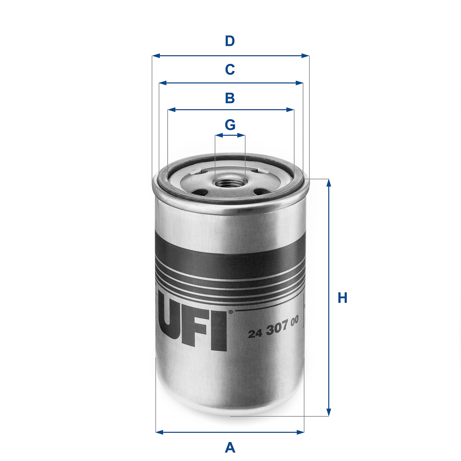 24.307.00 fuel filter spin-on