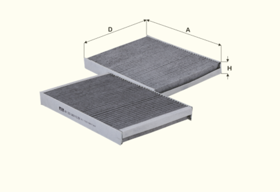 HCK7023 cabin air filter element