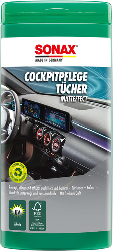 SONAX Cockpit Pflege Tücher Matteffect Box
