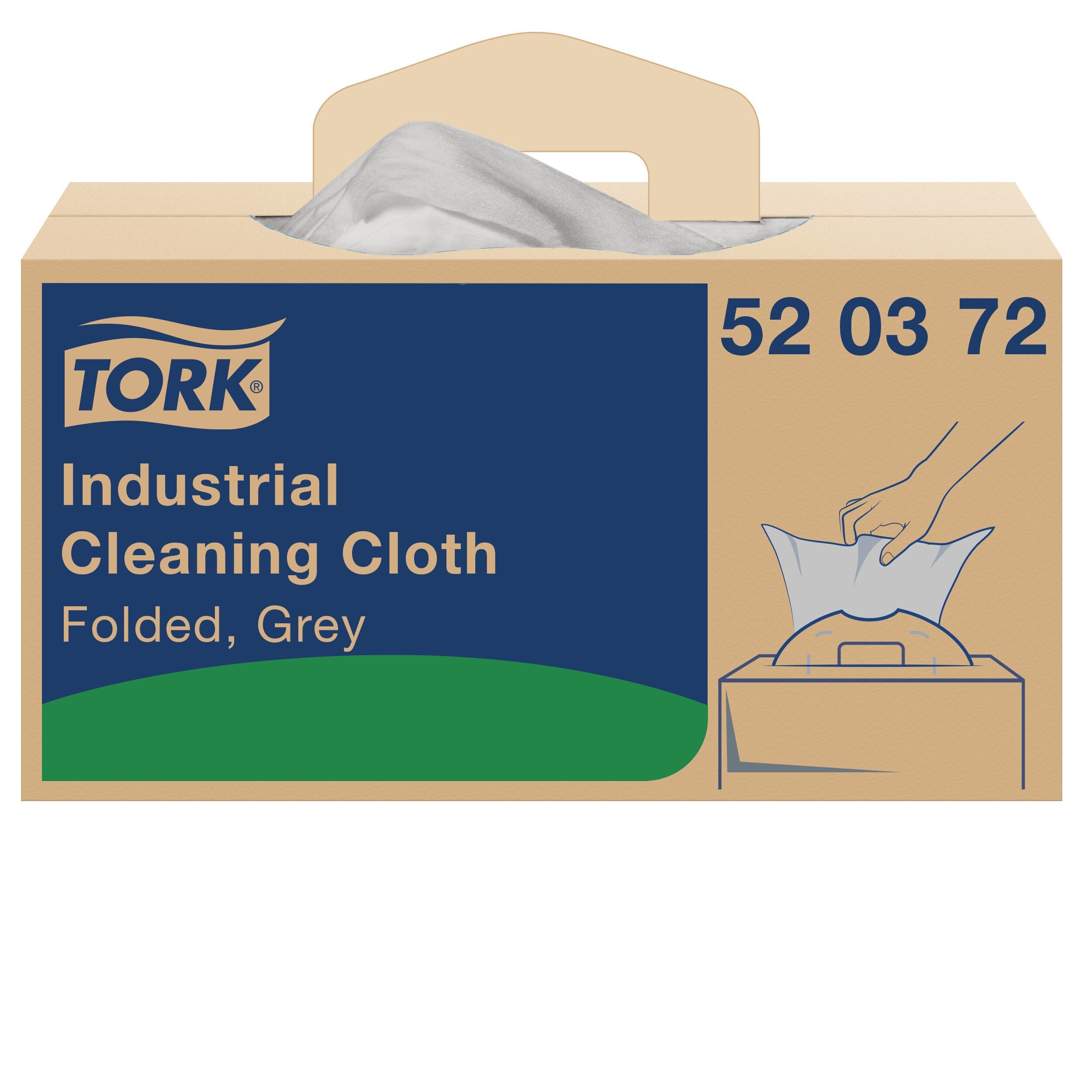Tork Industrie Reinigungstücher grau W7