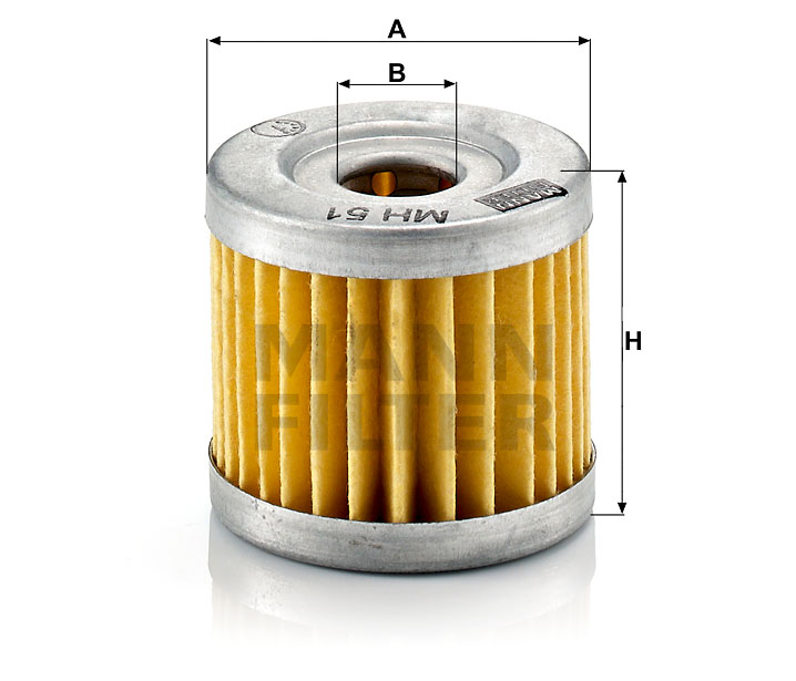 MH 51 Ölfilterelement