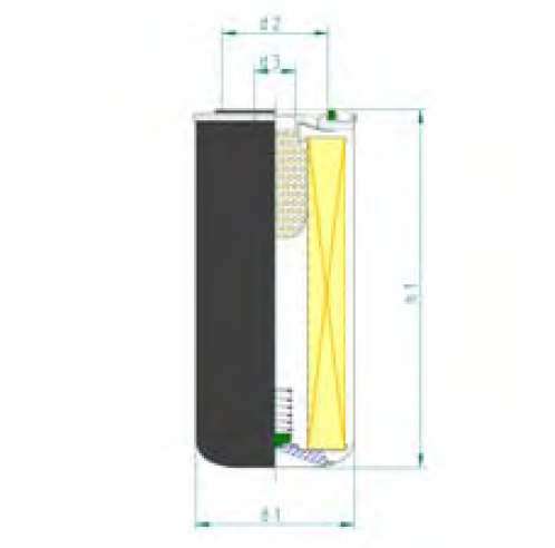 SH8150 oil filter spin-on