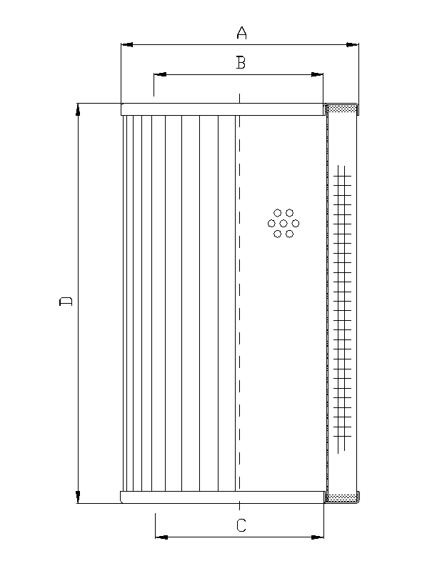 S140C25 Filter element for suction filter