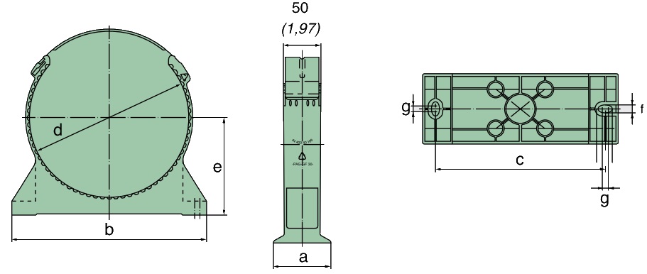 39 100 40 999 Halter für Luftfilter