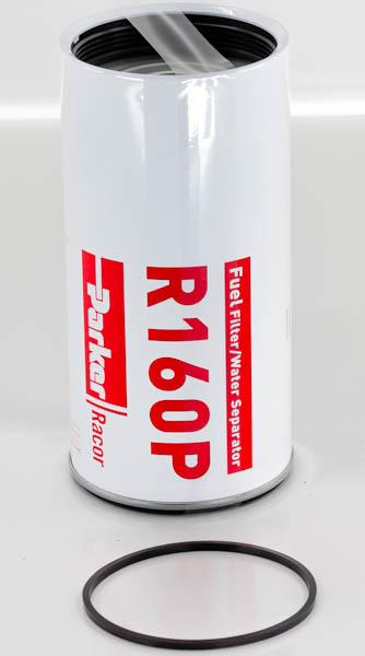 R160P fuel filter spin-on