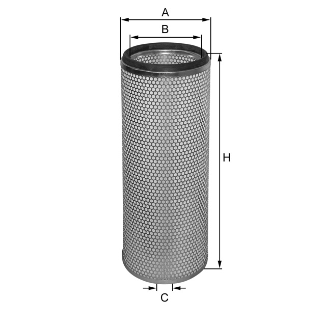 HP456 air filter element (secondary)