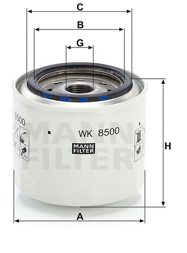 WK 8500 fuel filter