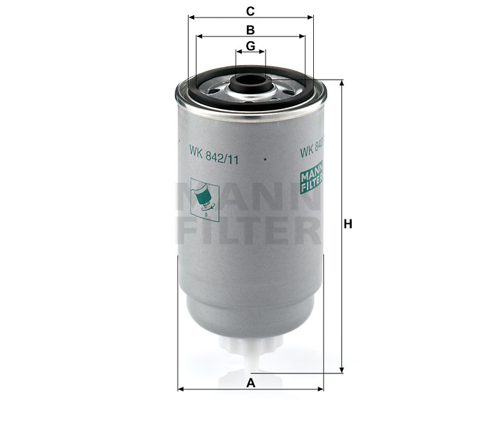 WK 842/11 fuel filter