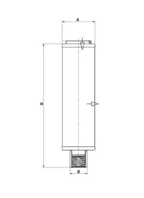 LE 2002 air/oil separator element