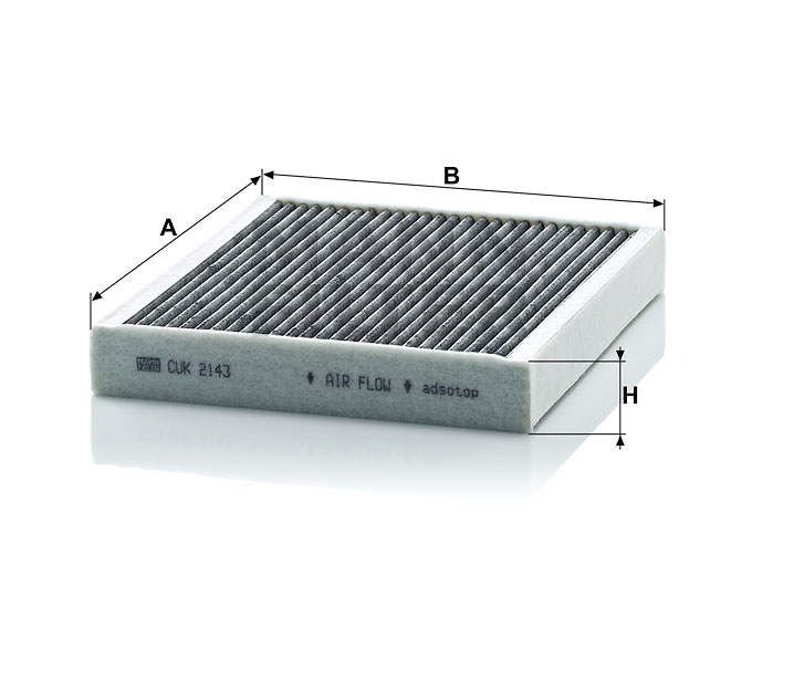 CUK 2143 cabin air filter (activated carbon)