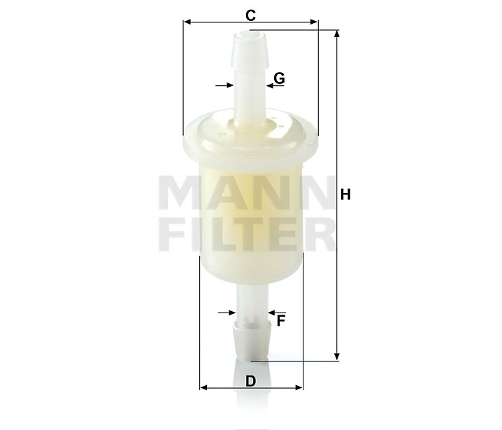 WK 21 (10) fuel filter in-line