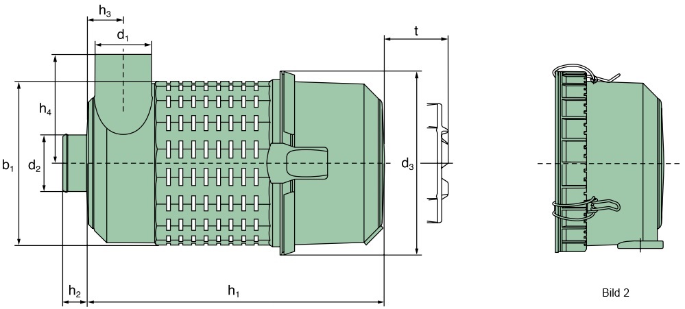 45 680 92 960 Luftfilter (Europiclon Vakuumfilter)