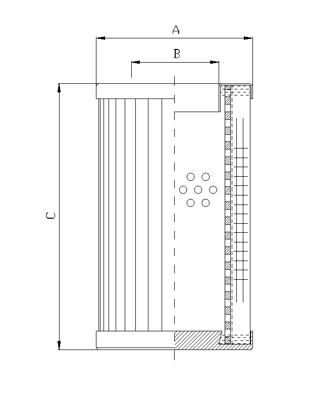 DMD0030F03B Filterelement für Druckfilter