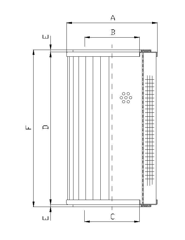 R650G10 hydraulic filter element