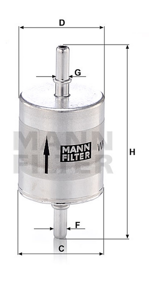 WK 52/1 fuel filter