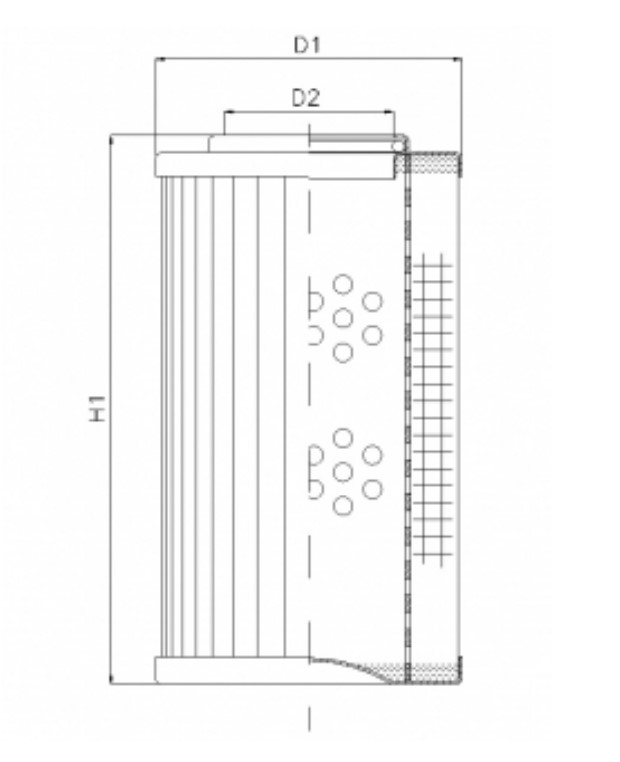 DHD280G20V/ESD Hydraulikfilterelement (Druckfilter)