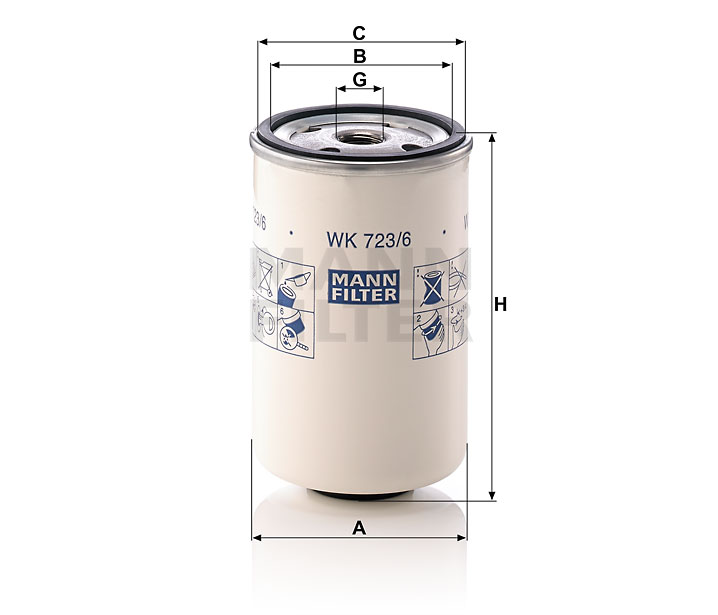 WK 723/6 fuel filter