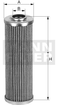 HD 509/2 x hydraulic filter element
