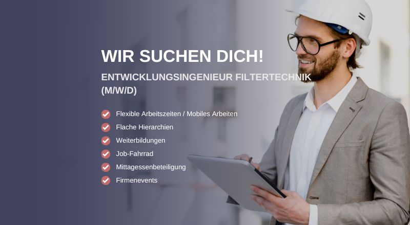 Entwicklungsingenieur Filtertechnik Stellenangebot Nufringen