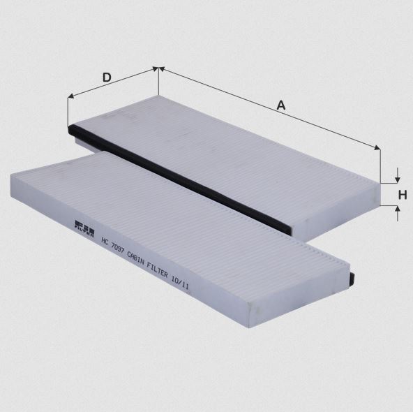 HC7097 cabin air filter element