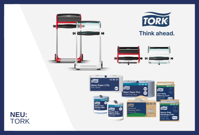 Tork Wisch- und Reinigungstücher Neuer Partner Tork