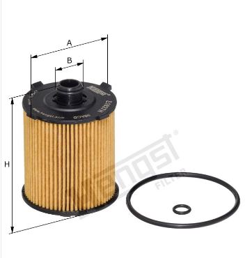 E1027H D726 oil filter element