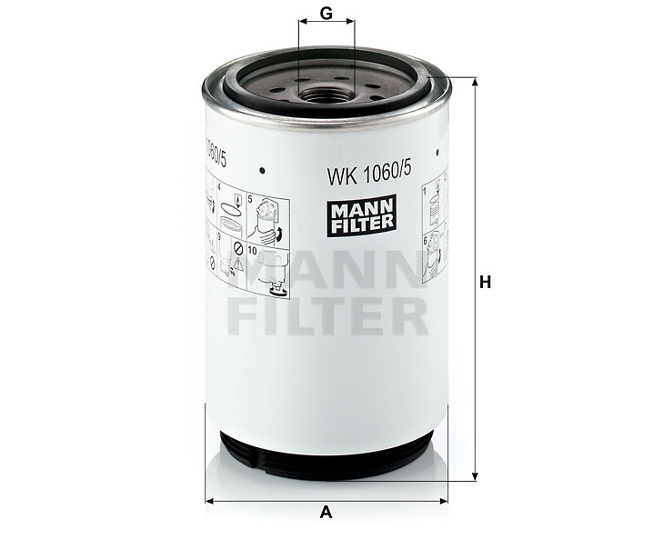 WK 1060/5 x fuel filter