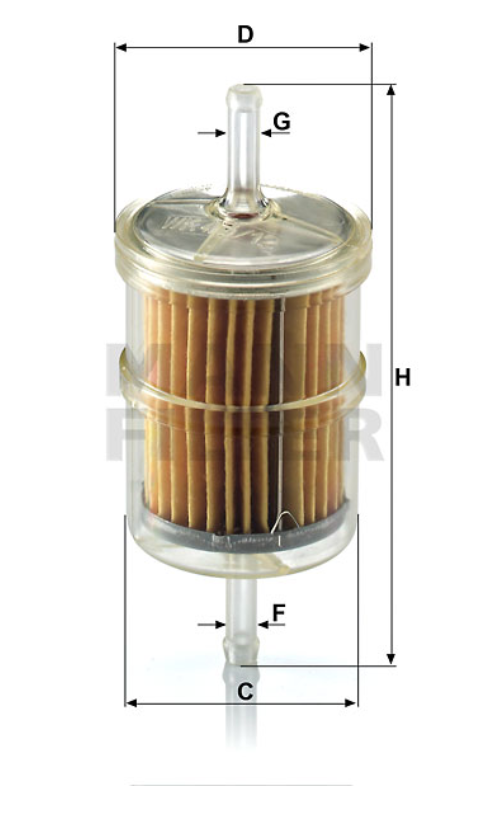 WK 43/12 (10) fuel filter (in-line)