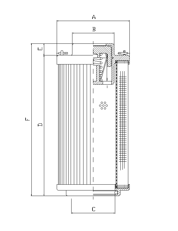 RHR330B25B Filterelement für Rücklauffilter